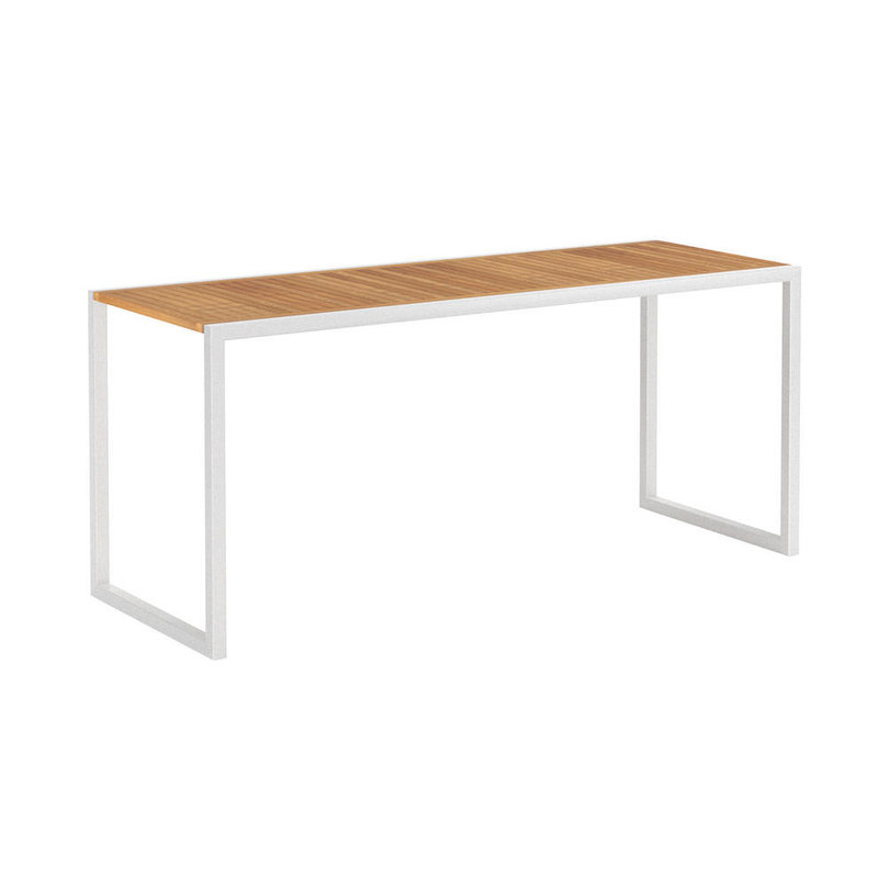 Ninix bartafel wit/ teak