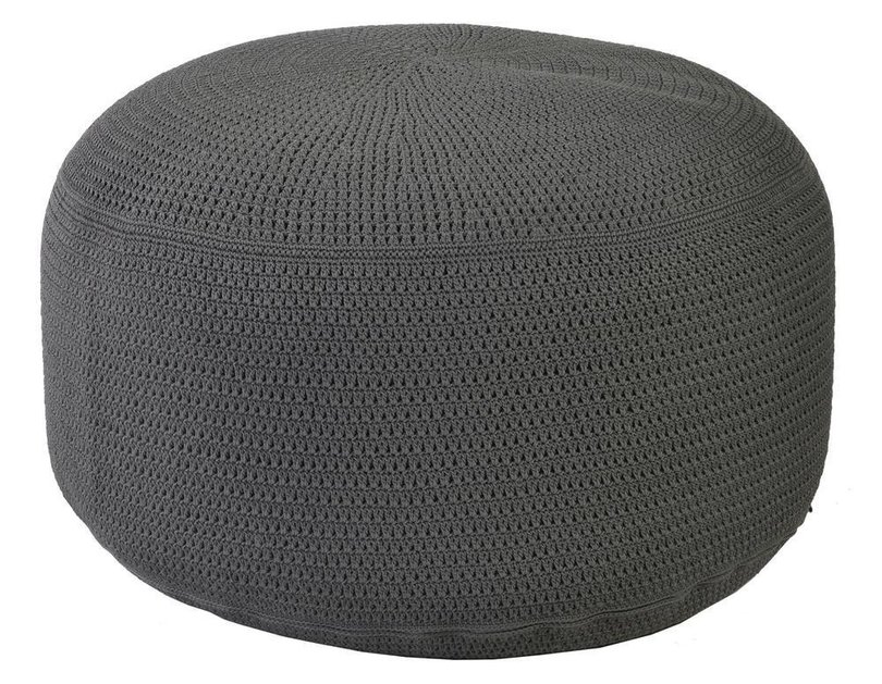 th_2017 Borek rope Crochette pouffe double weaving 80cm round 4383 anthracite_preview.jpg