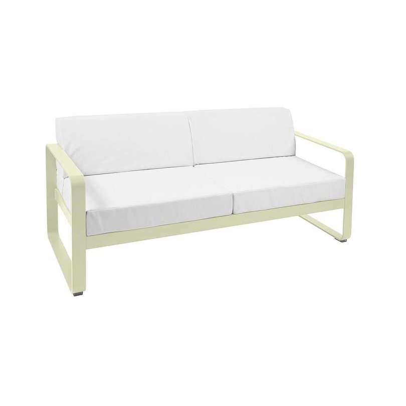 fermob bellevie 2-zits loungebank kussens off-white aluminium wilgen groen.jpg