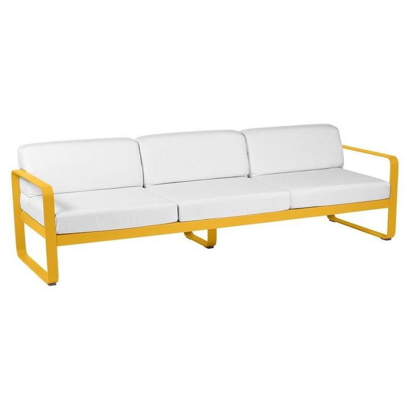 FERMOB BELLEVIE 3-ZITS LOUNGEBANK KUSSENS OFF-WHITE ALUMINIUM HONING GEEL.jpg