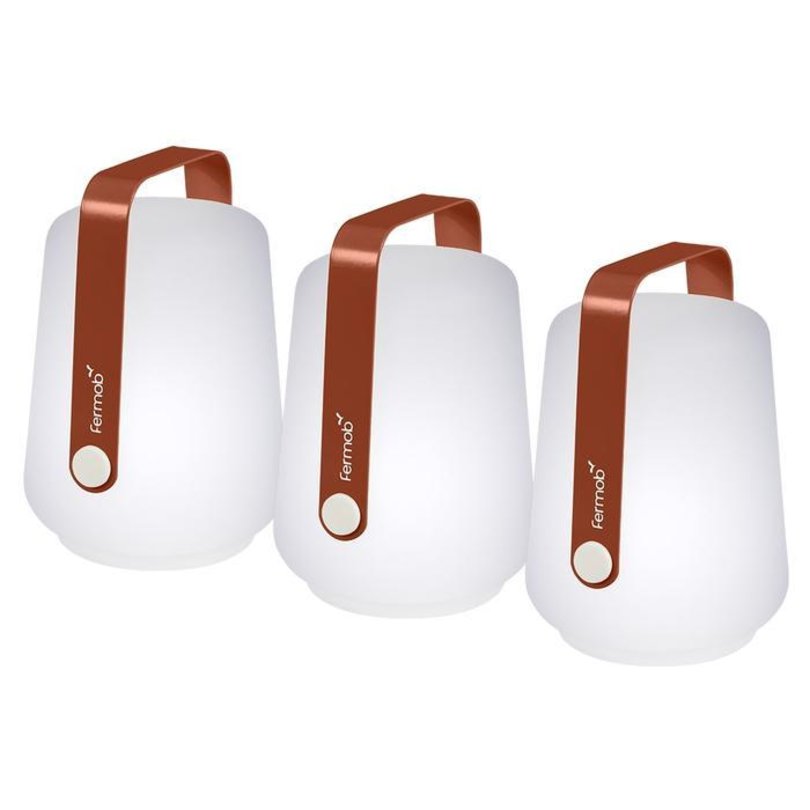 Fermob Balad set van drie lampen 13,5 hoog rood oker.jpg