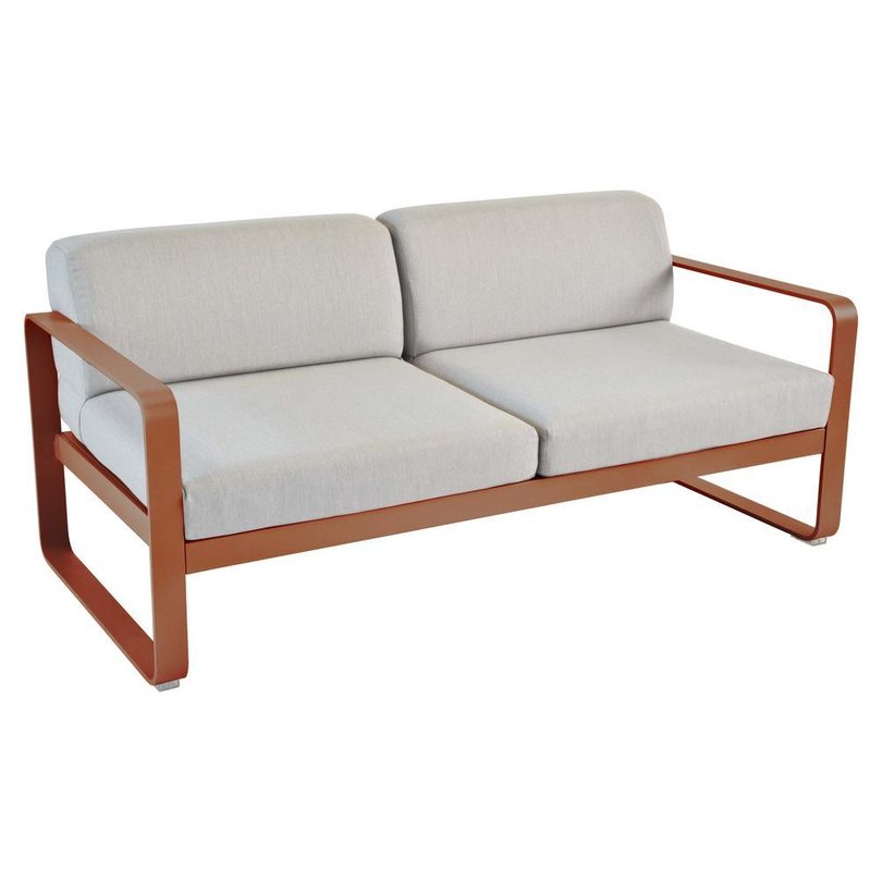 Fermob BELLEVIE_CANAPE_2_PLACES_ORANGE_CONFITE_GRIS_FLANELLE_SKU_844579E2.jpg