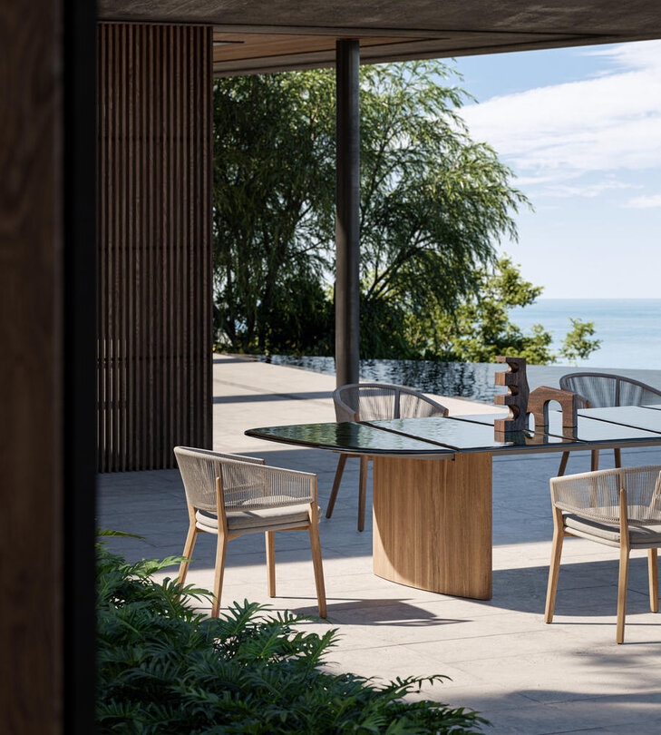 Royal Botania REGALIZ DINING TABLE + CARES DIING CHAIRS DETAILLE.jpg