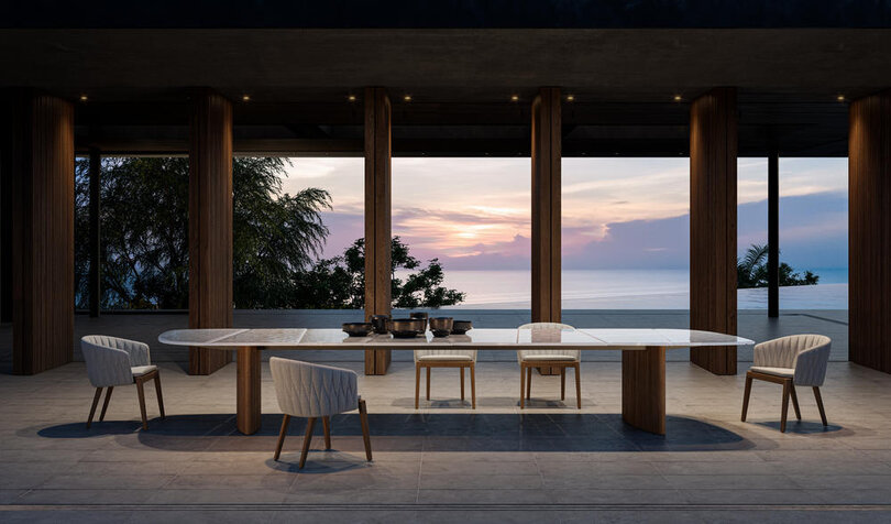 Royal Botania REGALIZ DINING TABLE + CALYPSO 55 DINIG CHAIRS.jpg