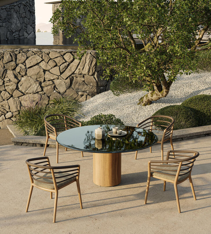 Royal Botania REGALIZ TABLE - ARCHY DINING CHAIRS (4).jpg